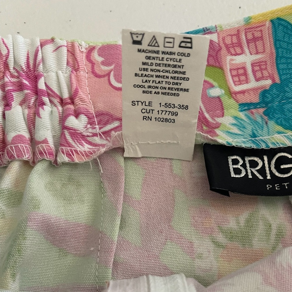 NWOT Briggs New York Petites Tropical Print Skort Size 8 - Picture 6 of 6